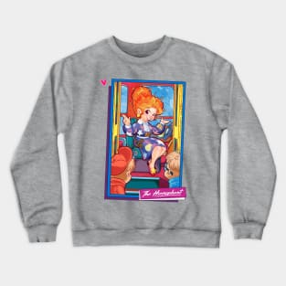 Saturday Morning Tarot V The Hierophant Crewneck Sweatshirt